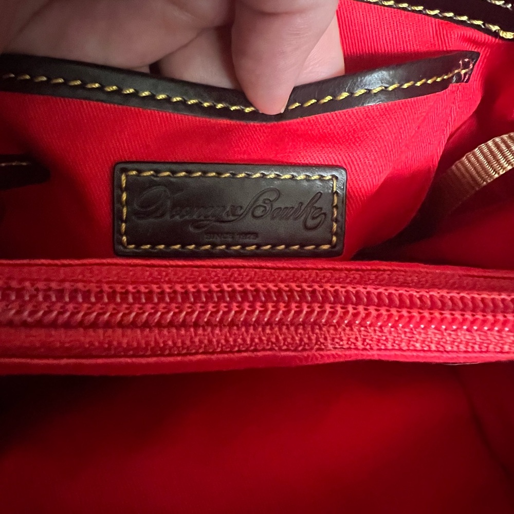 Dooney & Bourke Crossbody White Tartan. EUC - Picture 7 of 8